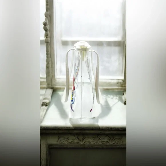 Ed Hardy PVC butterfly clear oversized tote bag - Picture 4 of 7